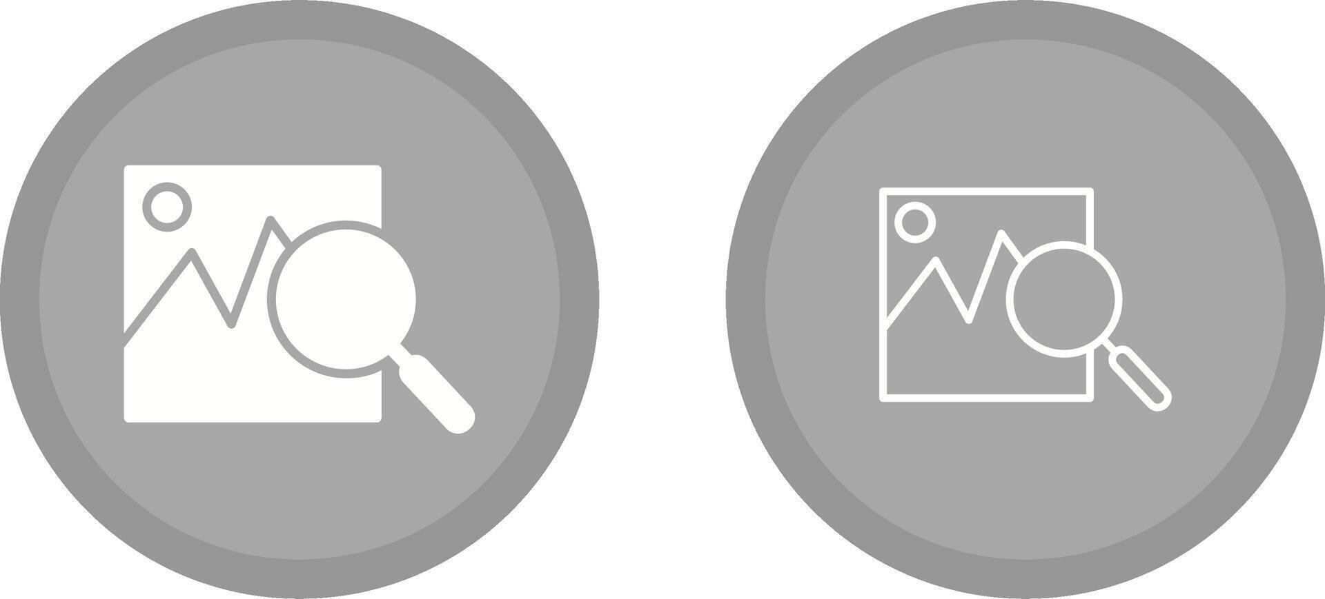 Image Search Vector Icon