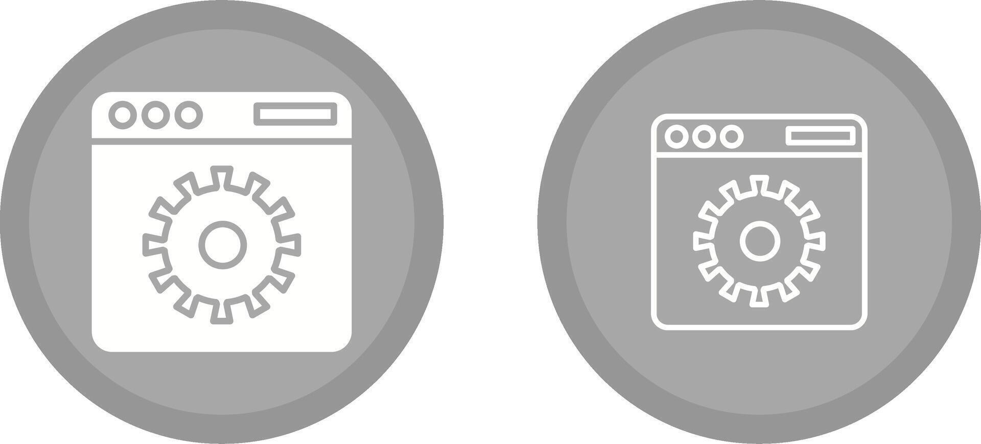 Website Settings Vector Icon