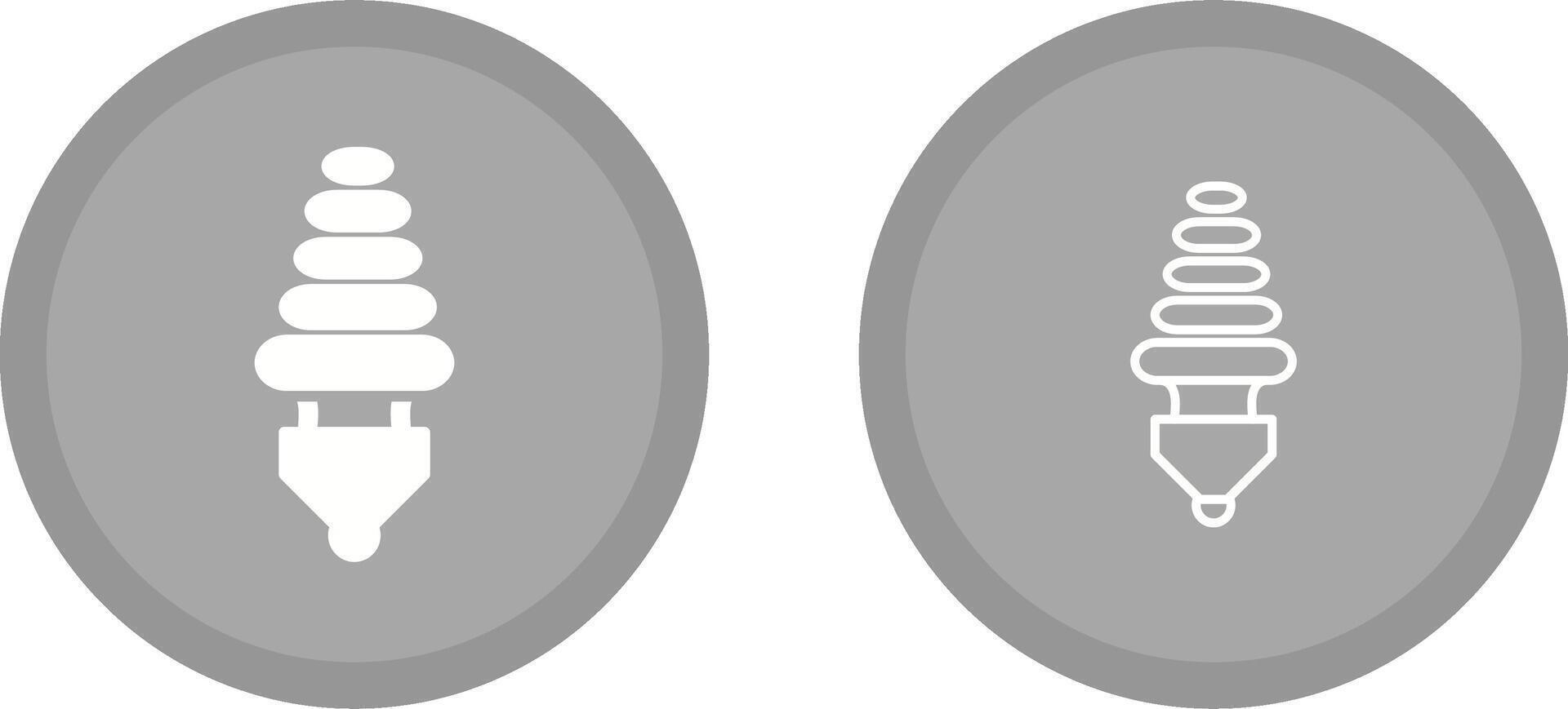 Energy Saver Bulb Vector Icon