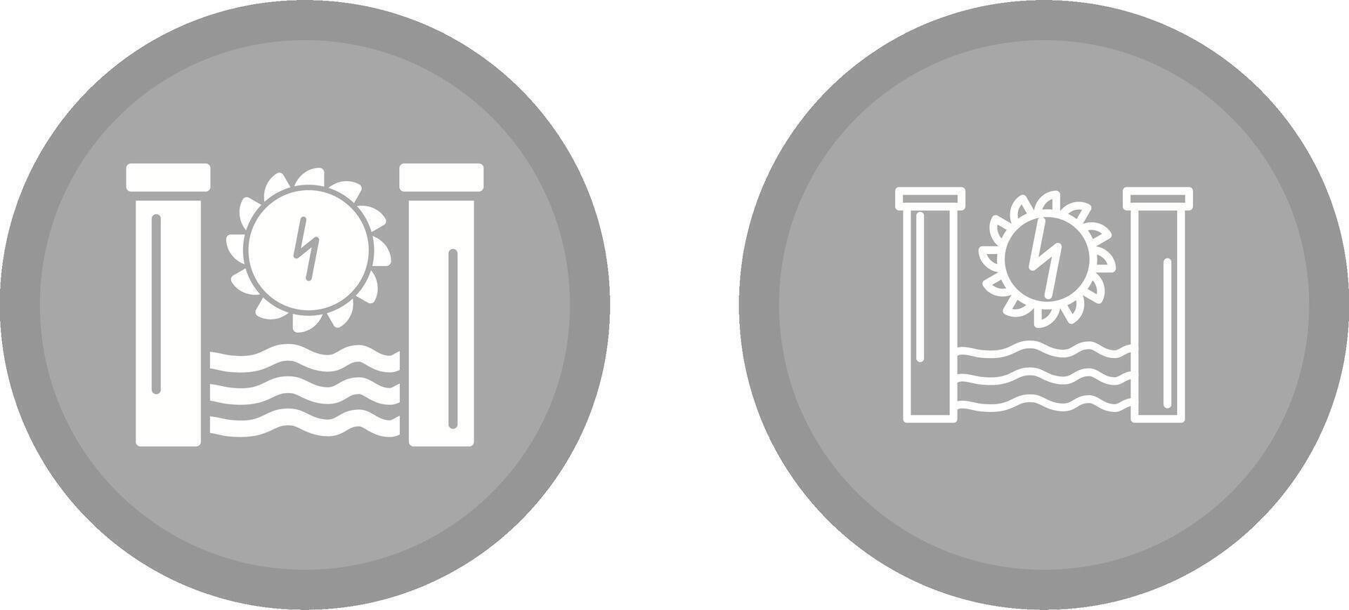 Hydro Power Vector Icon