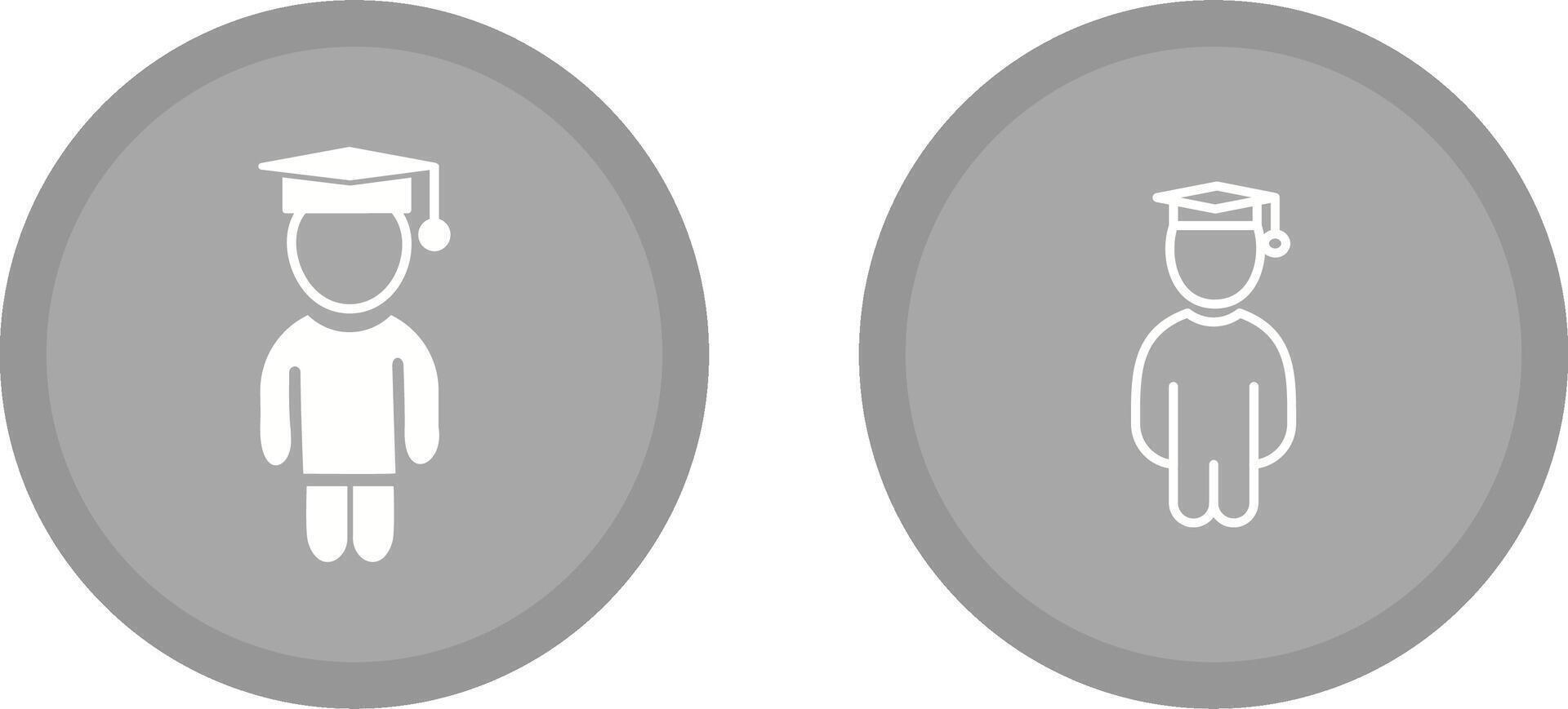 Student Standing Vector Icon
