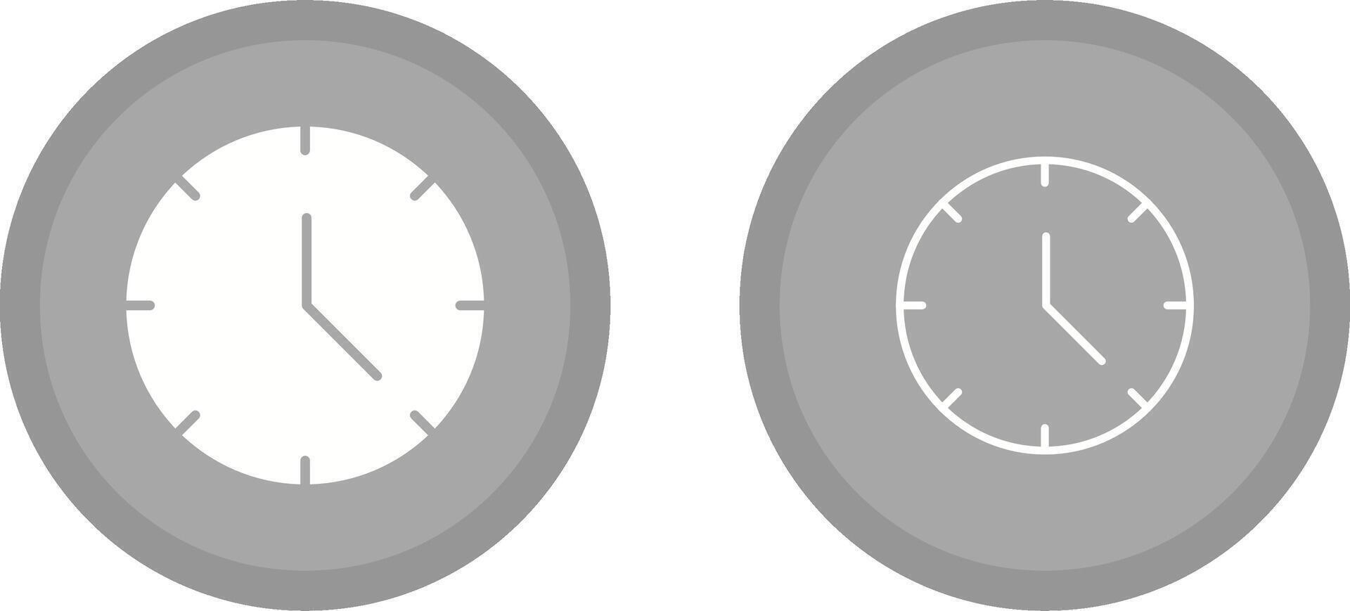 icono de vector de reloj