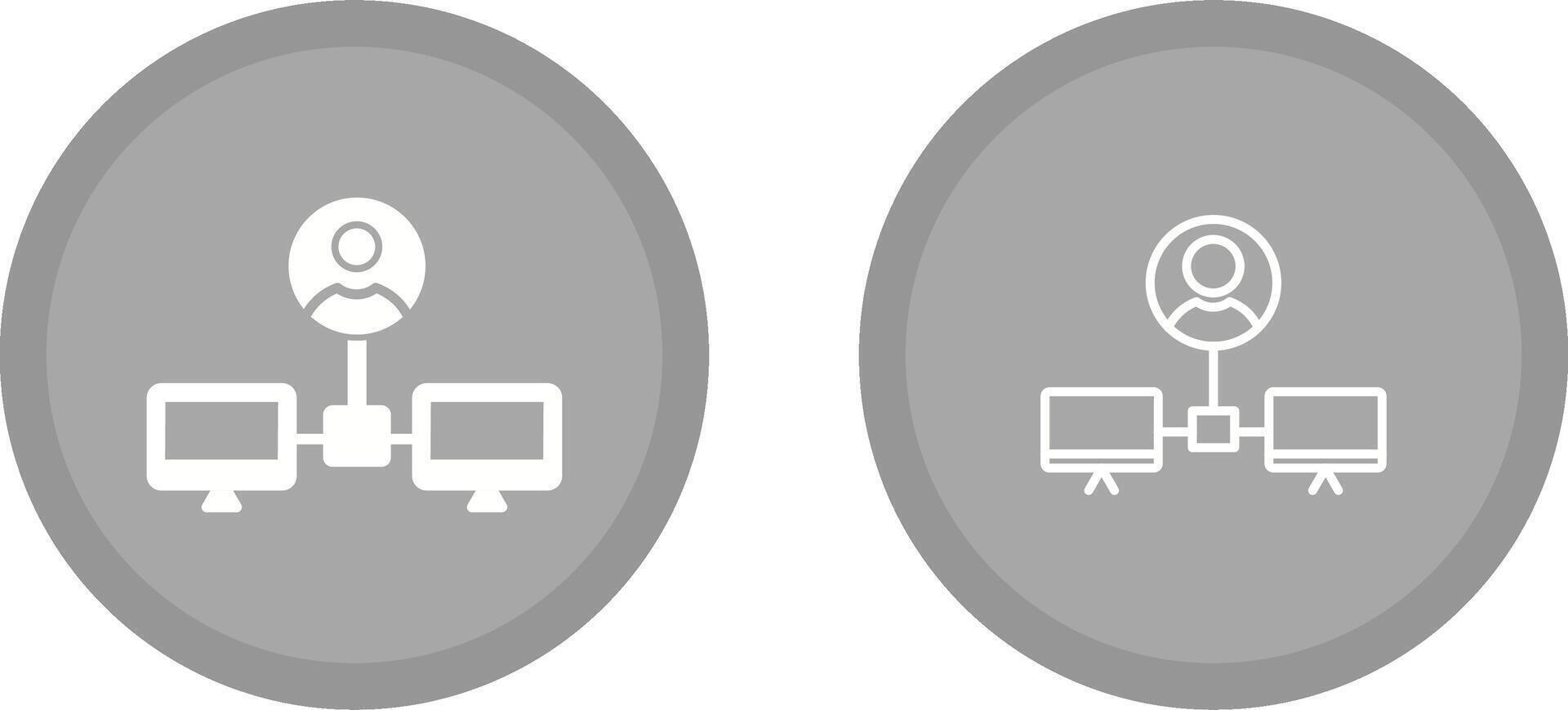 Company Network Vector Icon