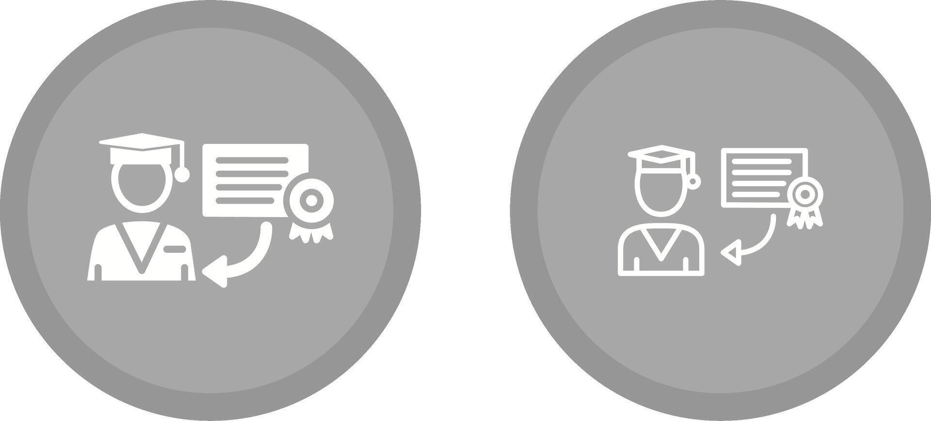 Receiving Degree Vector Icon