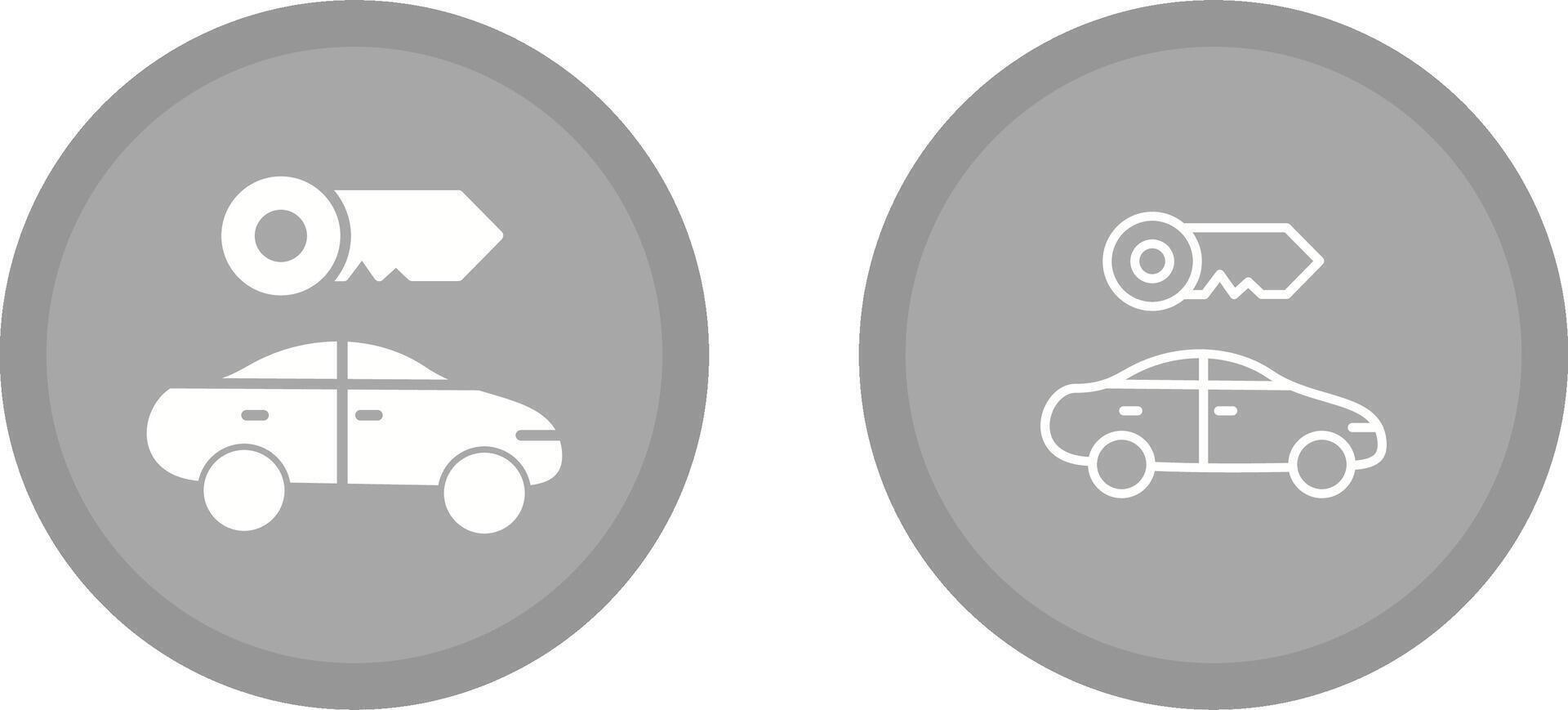 Rent a Car Vector Icon