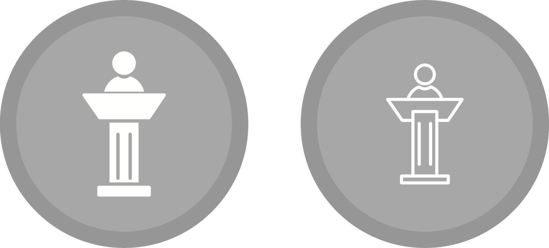 Podium Vector Icon