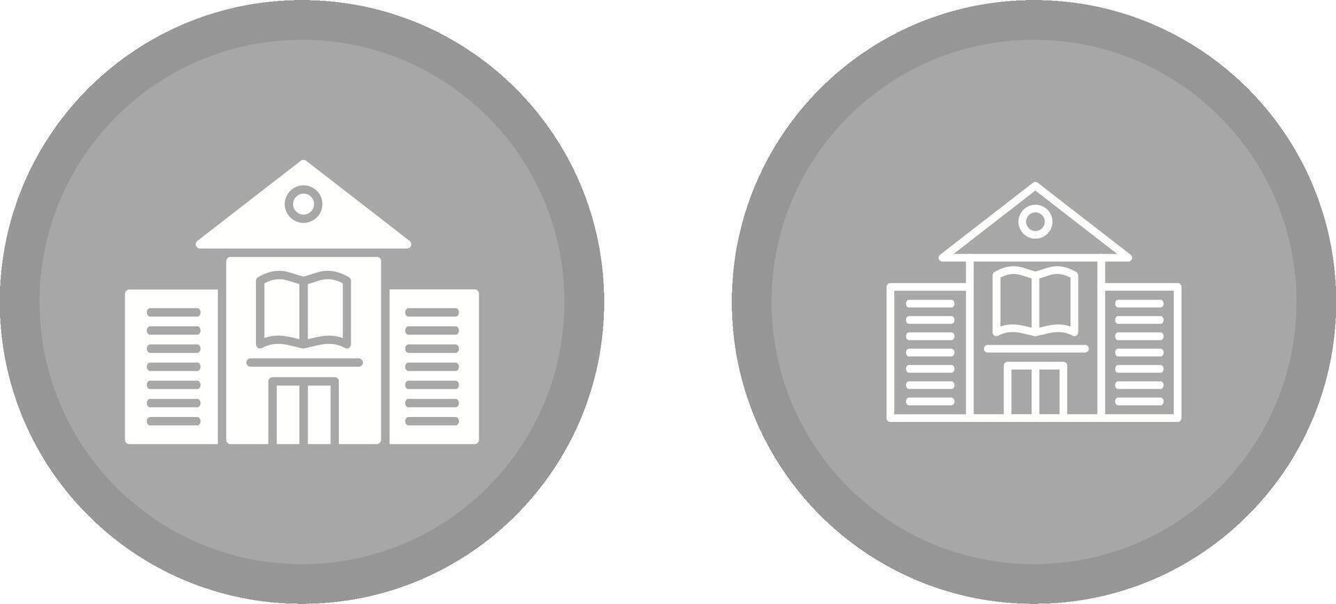 Library Building Vector Icon