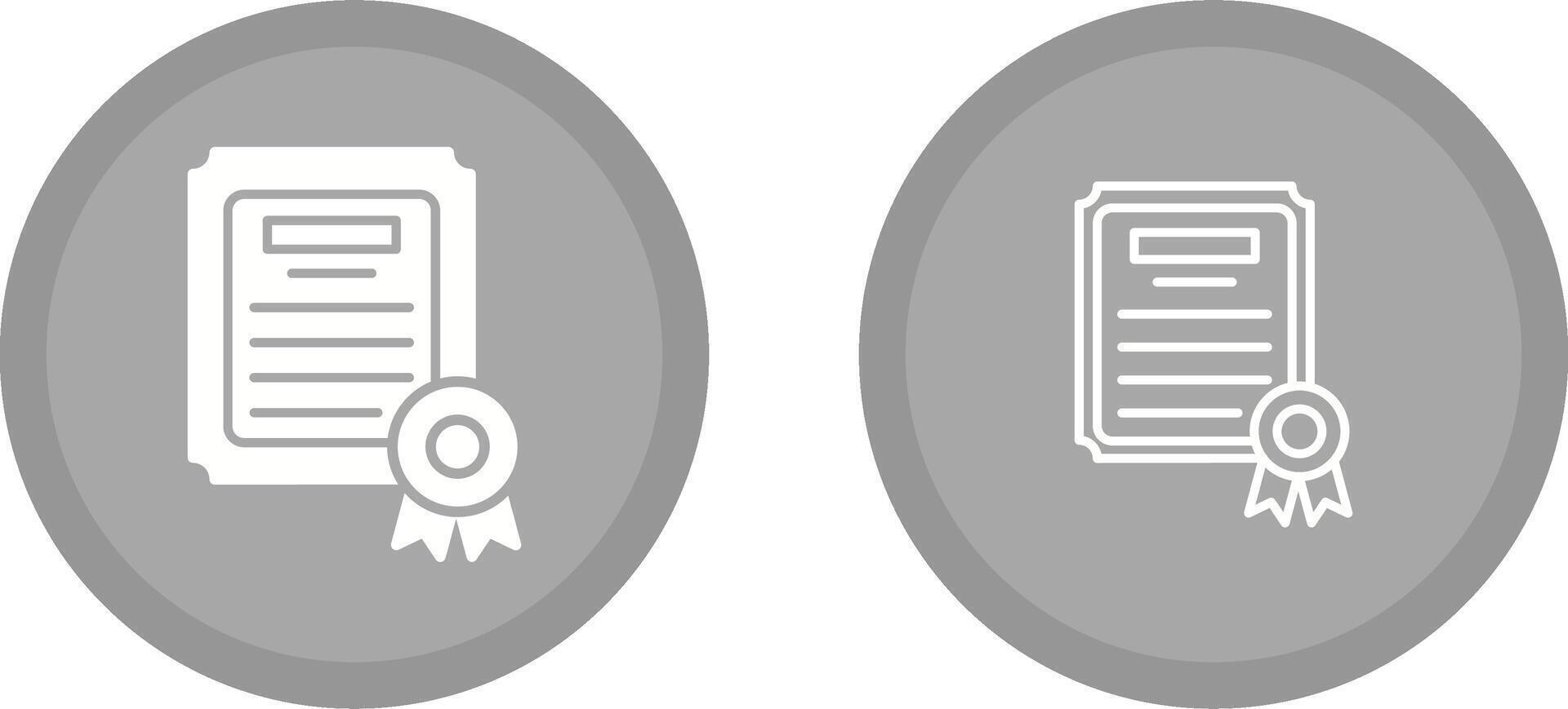 Diploma Vector Icon