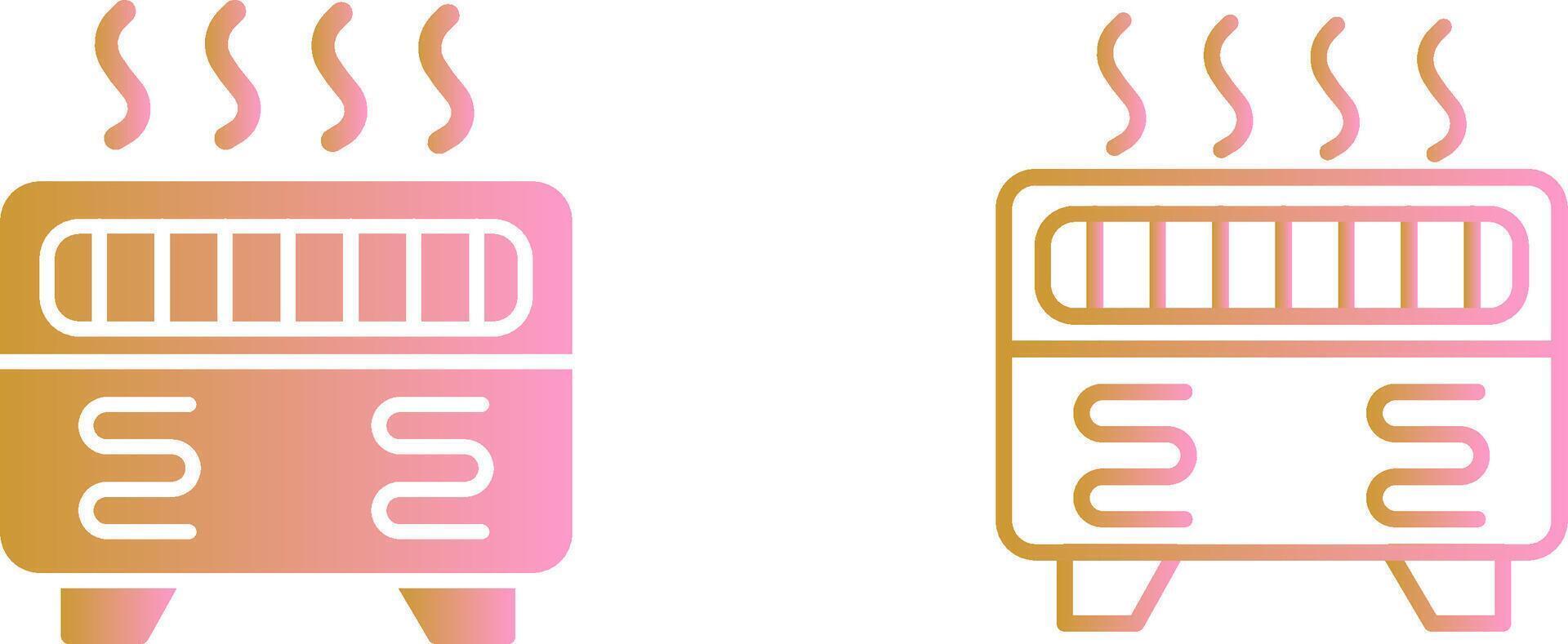 Convection Heater Vector Icon