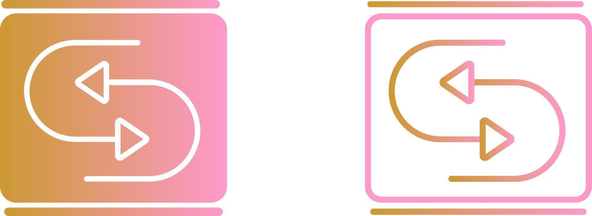 Reverse Arrow Vector Icon