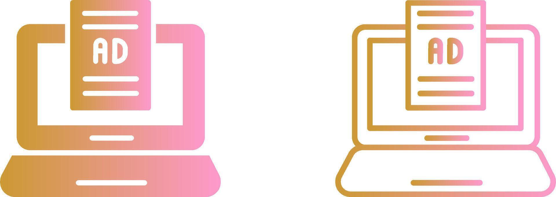 Internet Ads Vector Icon