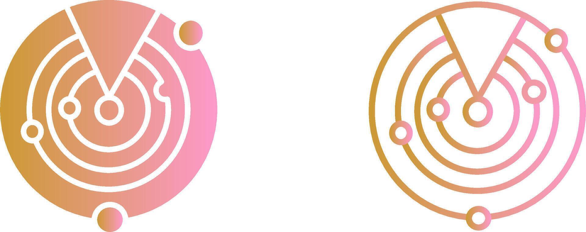Radar Screen Vector Icon
