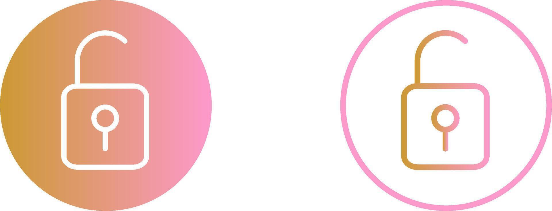 Open Lock Vector Icon