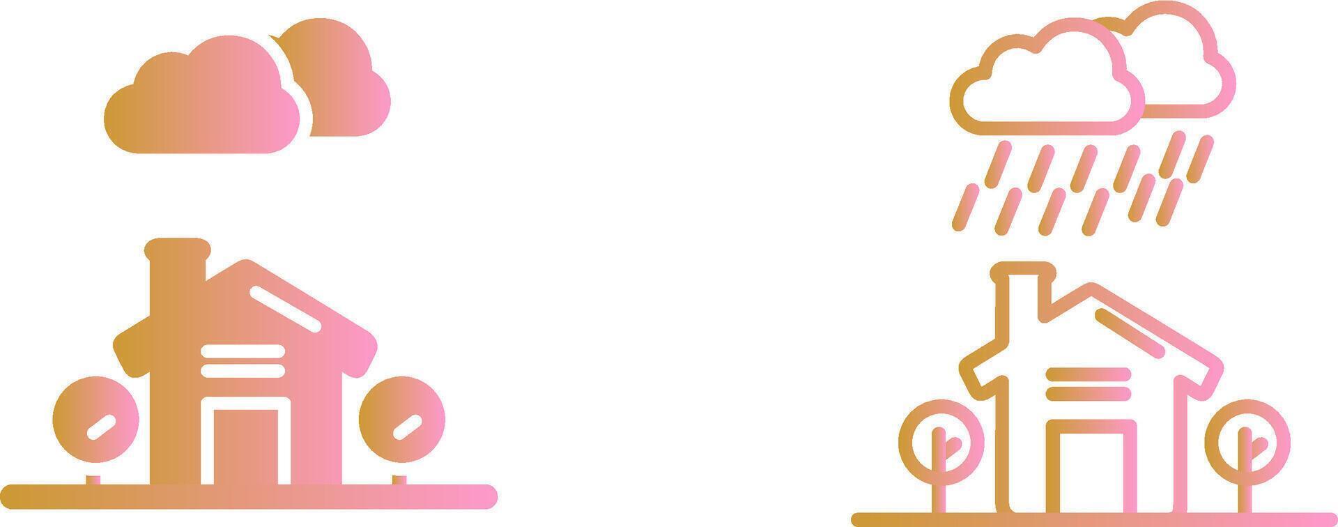 Rain Vector Icon