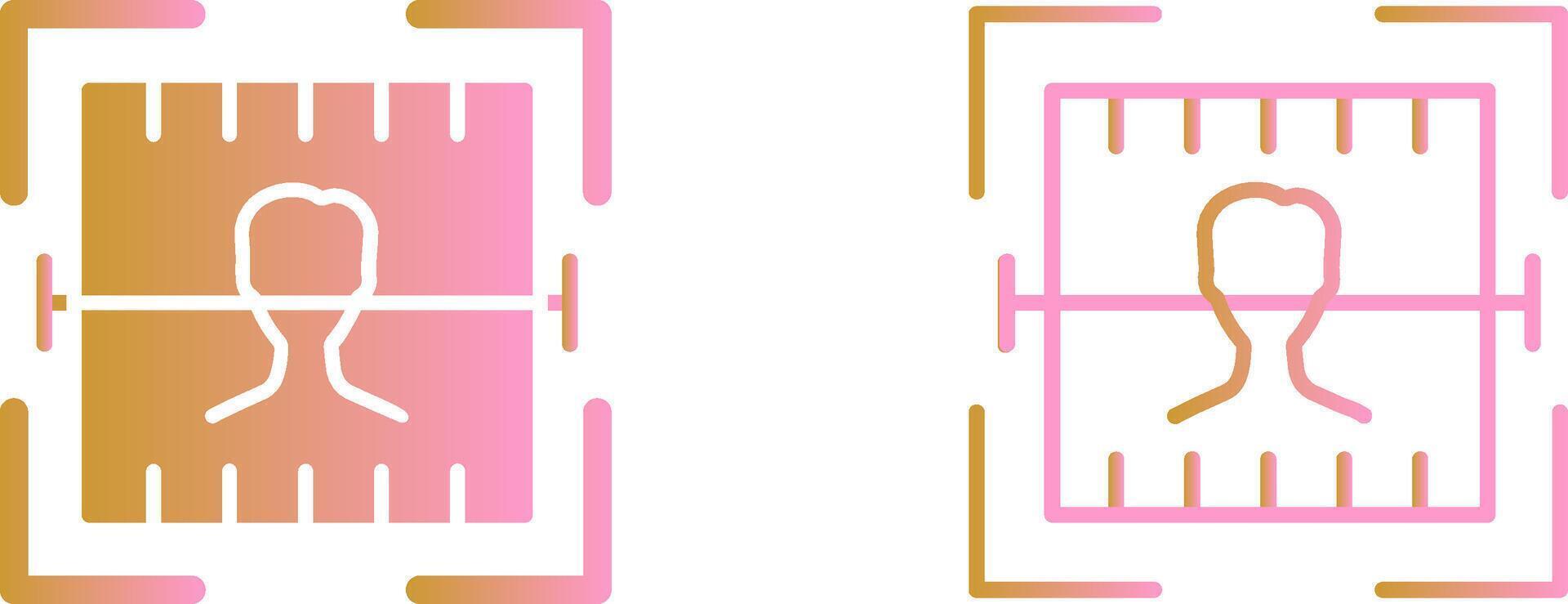 Face Scan Vector Icon