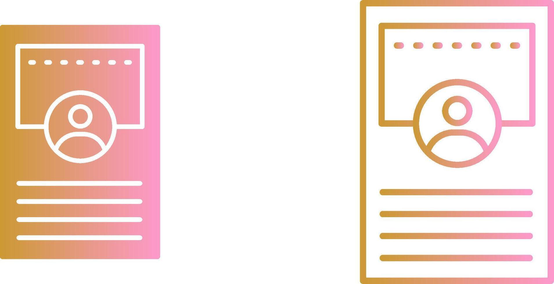 Profile Vector Icon