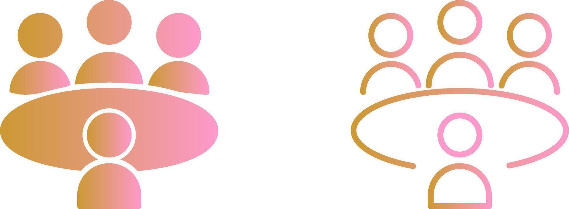 Conference Table Vector Icon