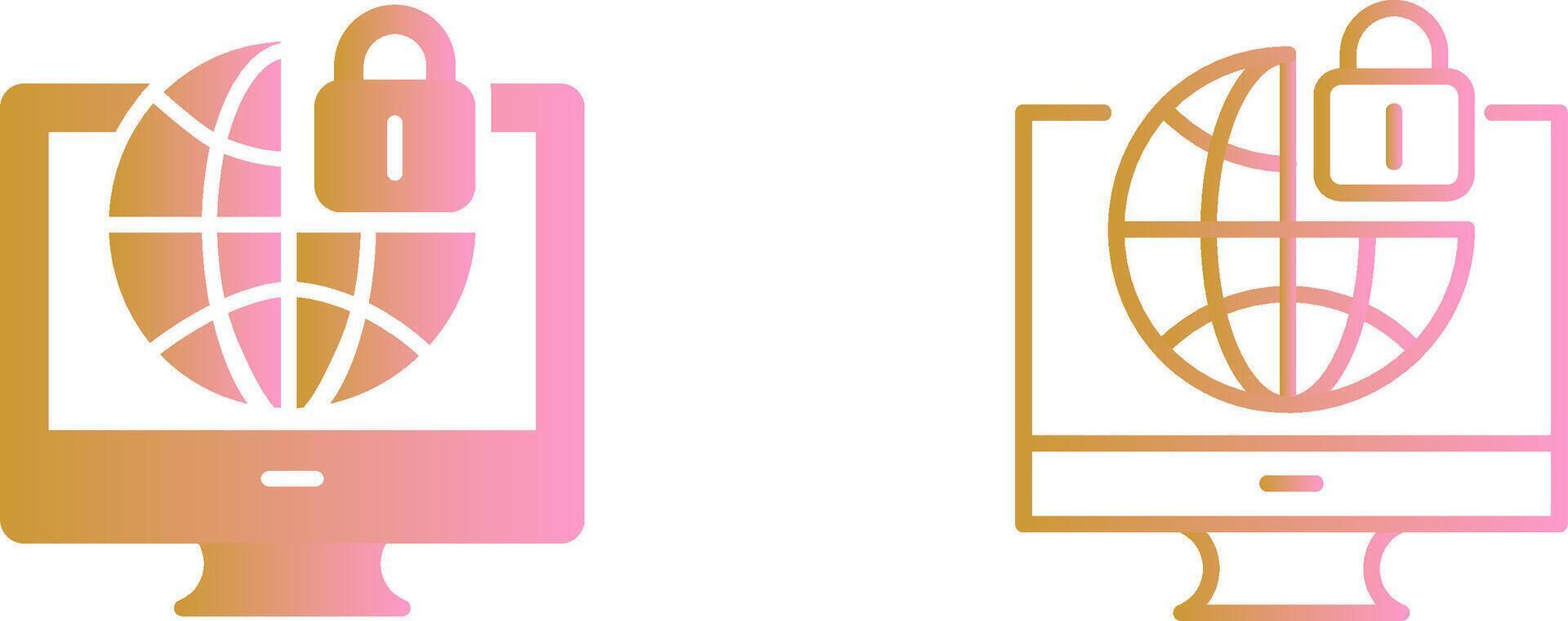 Internet Security Vector Icon