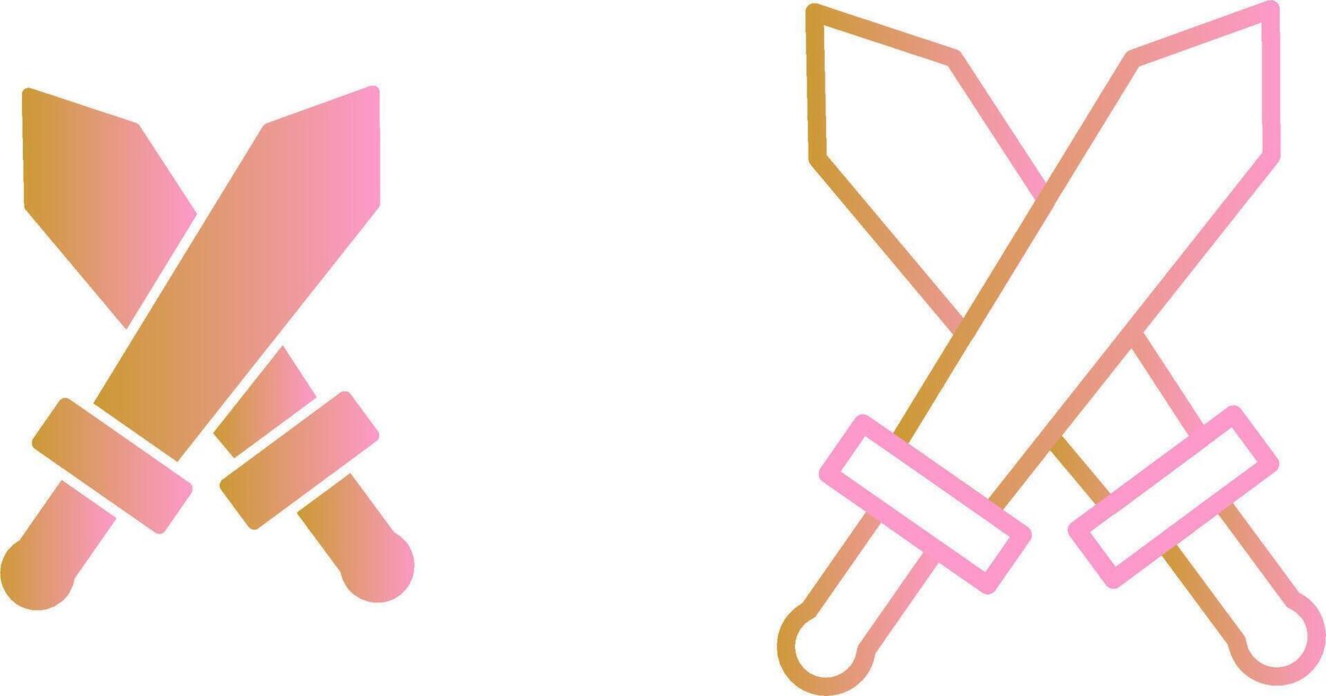 Two Swords Vector Icon