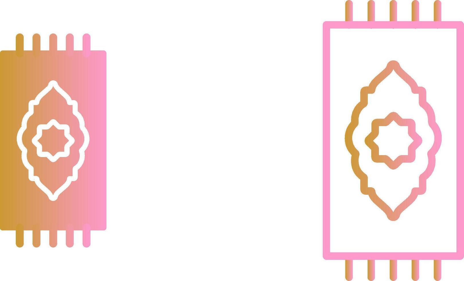 Prayer Rug Vector Icon