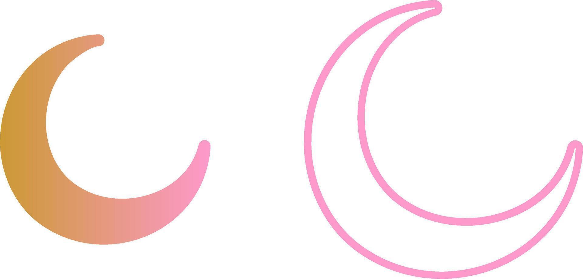 New Moon Vector Icon