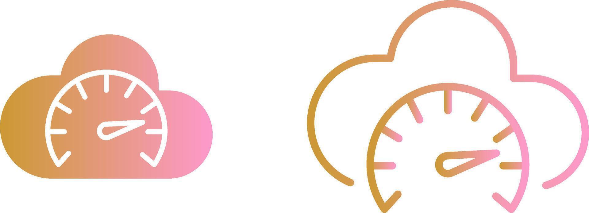 Speed Test Vector Icon