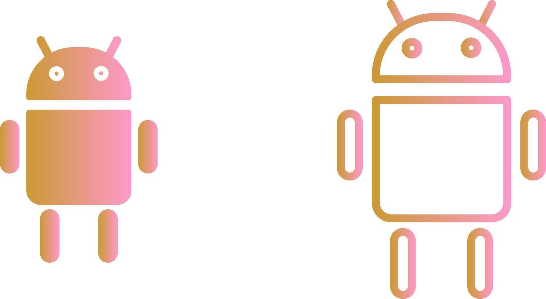 icono de vector de Android