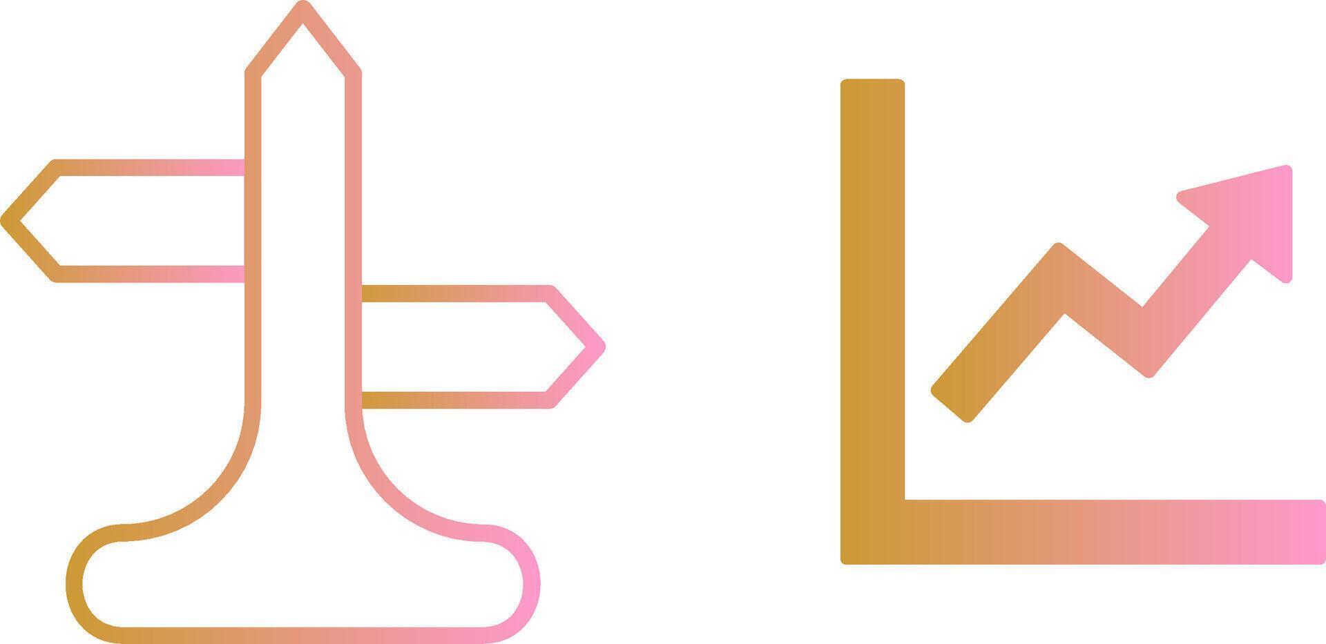 Graph Up Vector Icon