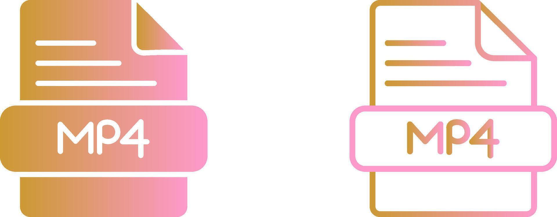 MP4 Vector Icon