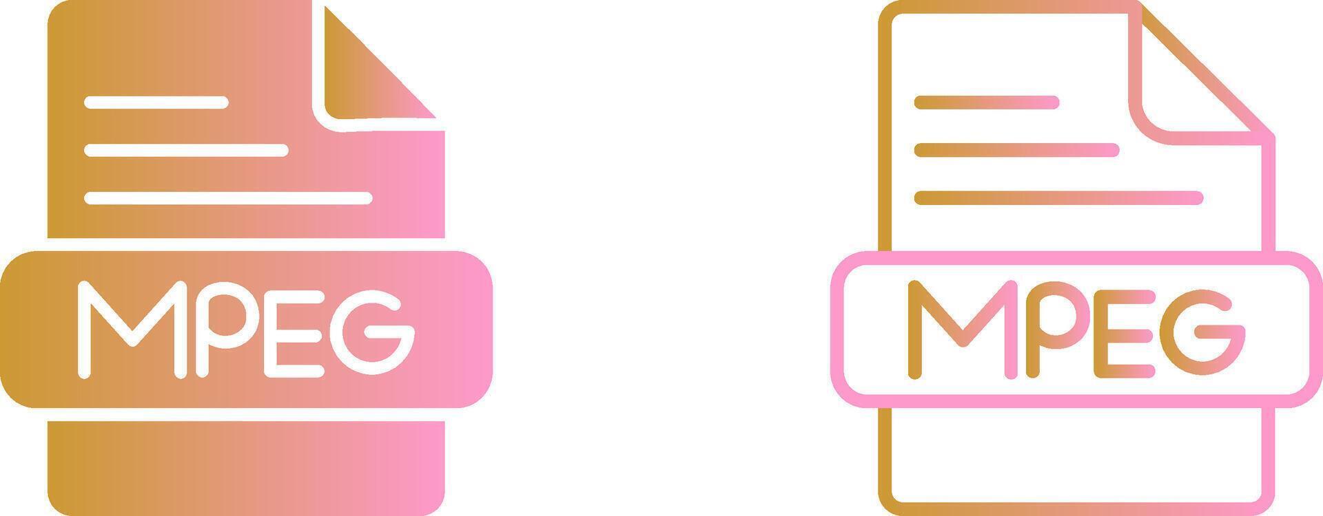 MPEG Vector Icon