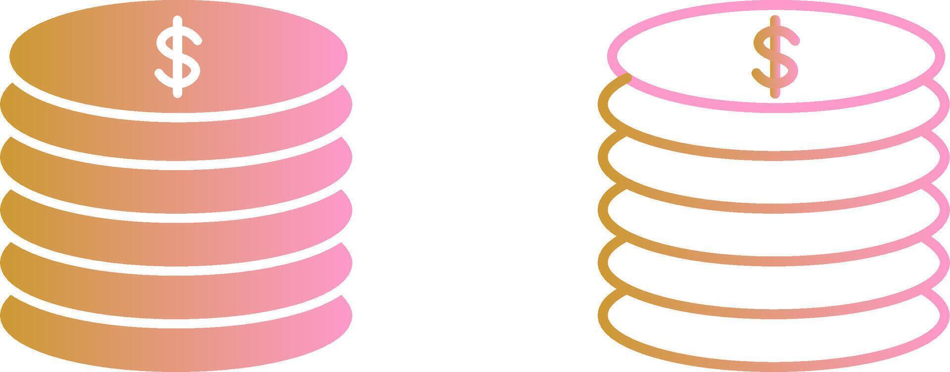 Stack of Coins Vector Icon