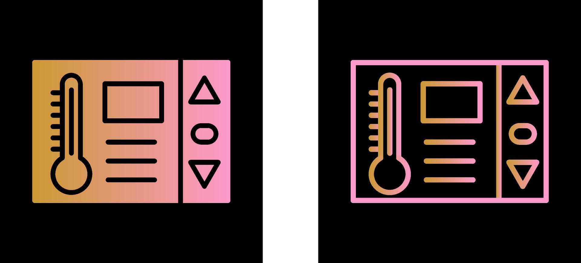 Thermostat Vector Icon