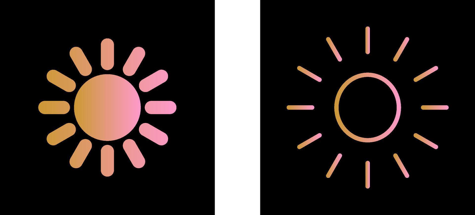 Sun Vector Icon