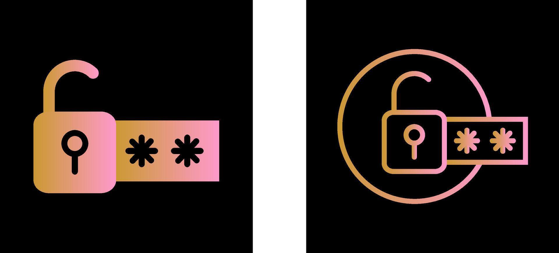 Passcode Lock Vector Icon