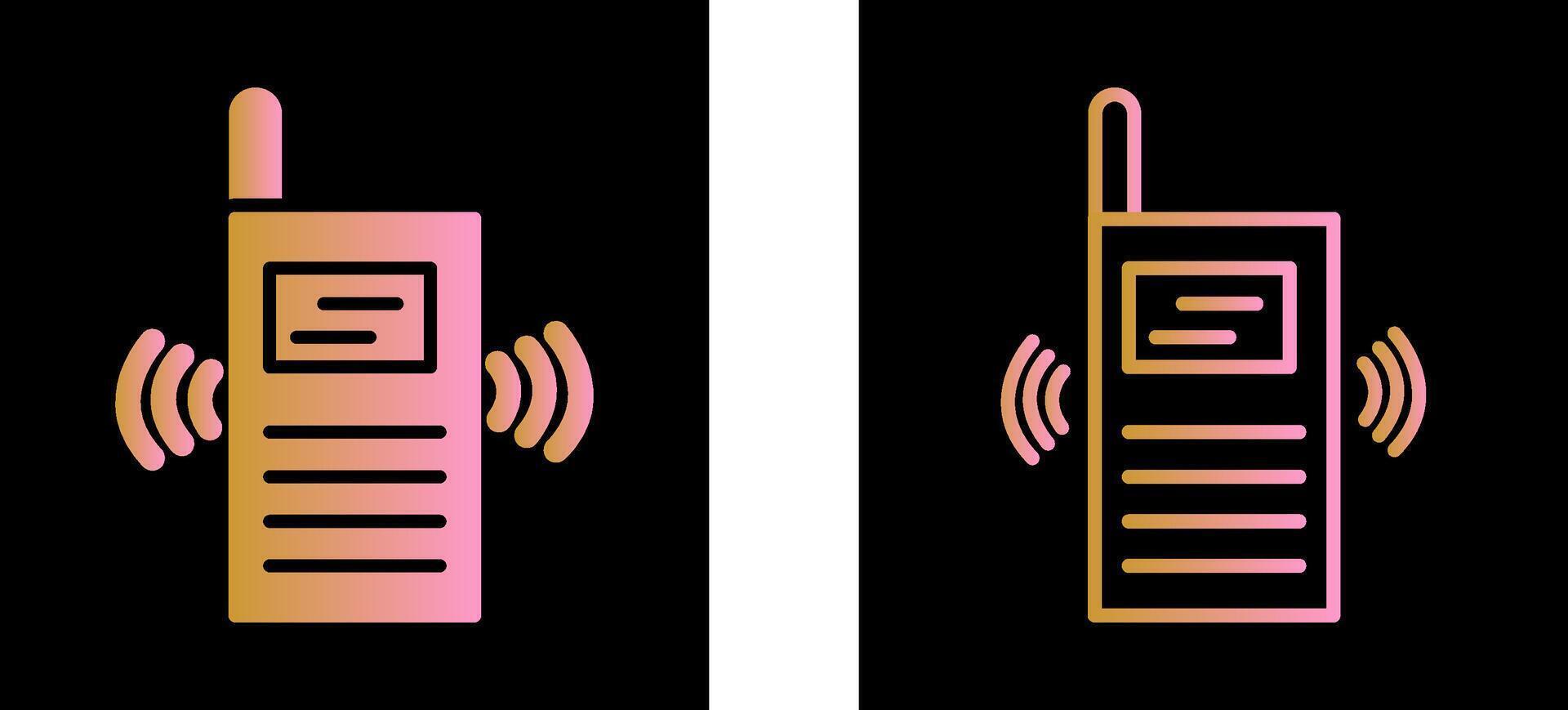 Walkie Talkie Vector Icon