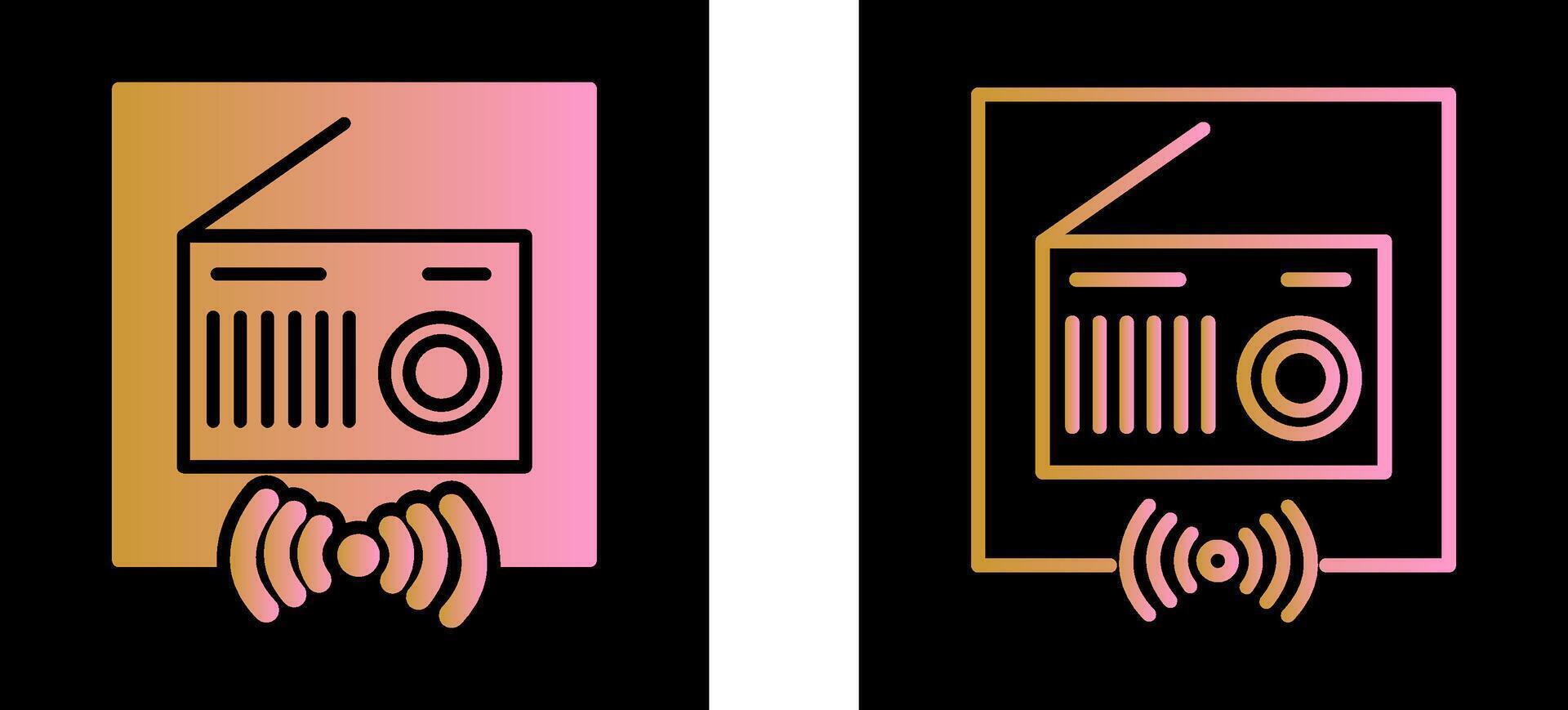 Radio Vector Icon