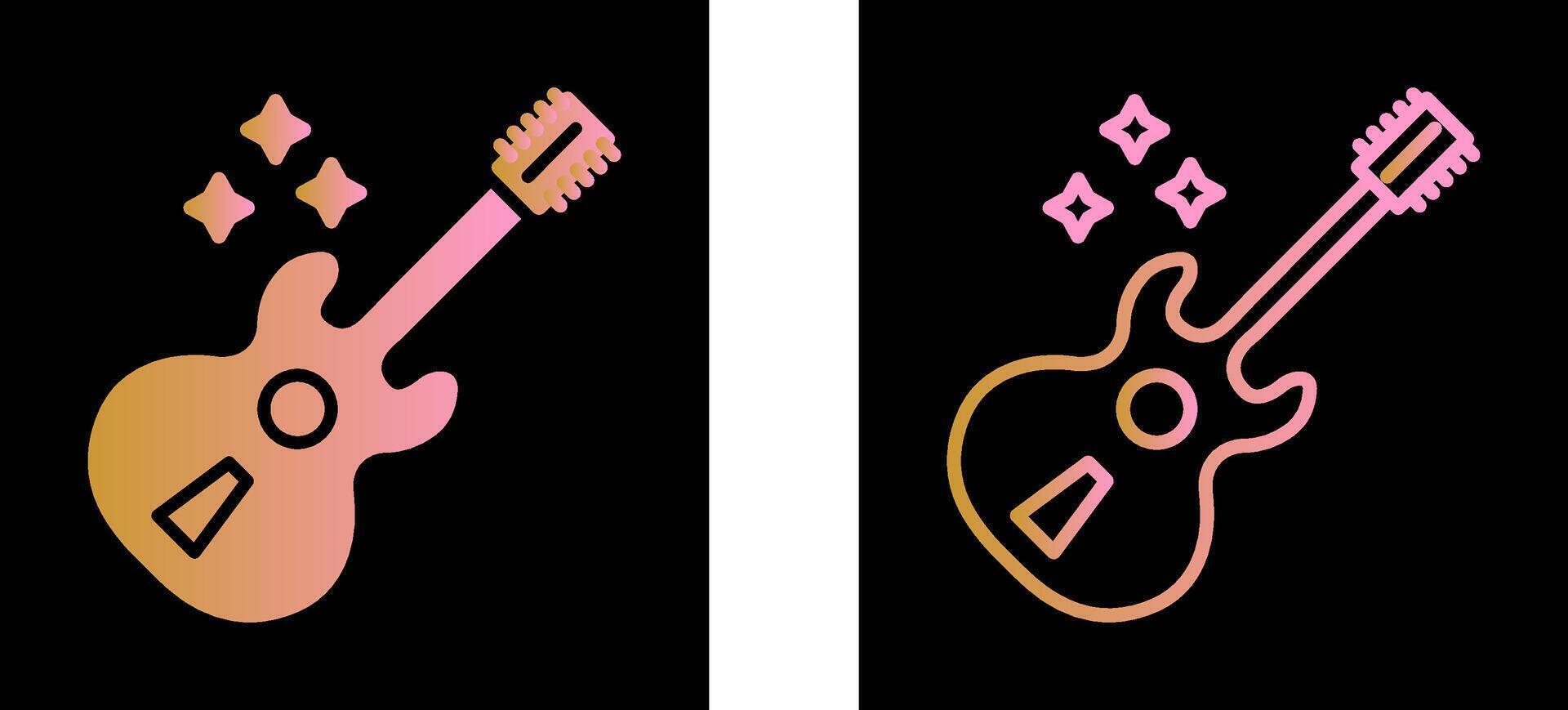 icono de vector de guitarra