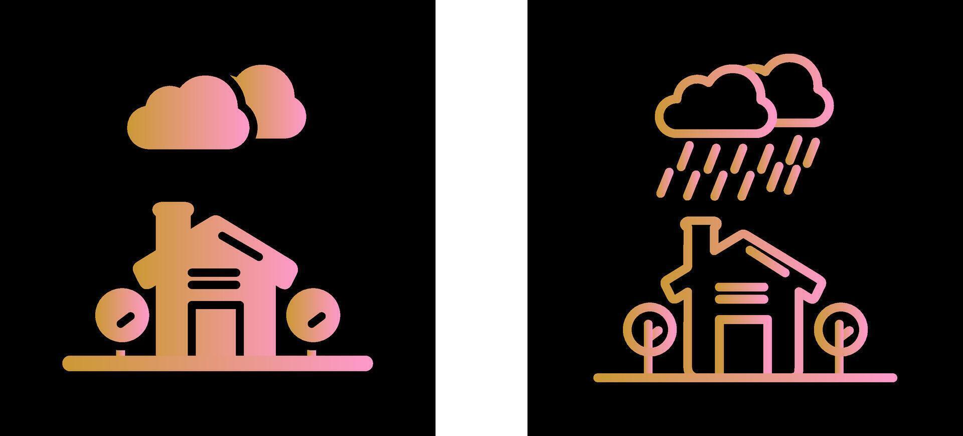 Rain Vector Icon