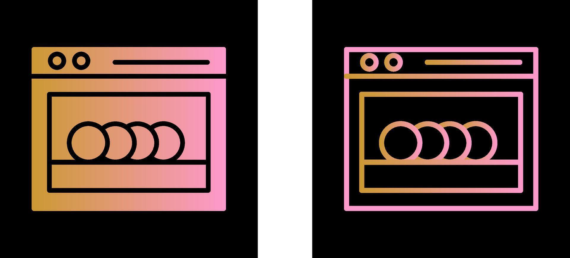 Dishwasher Vector Icon