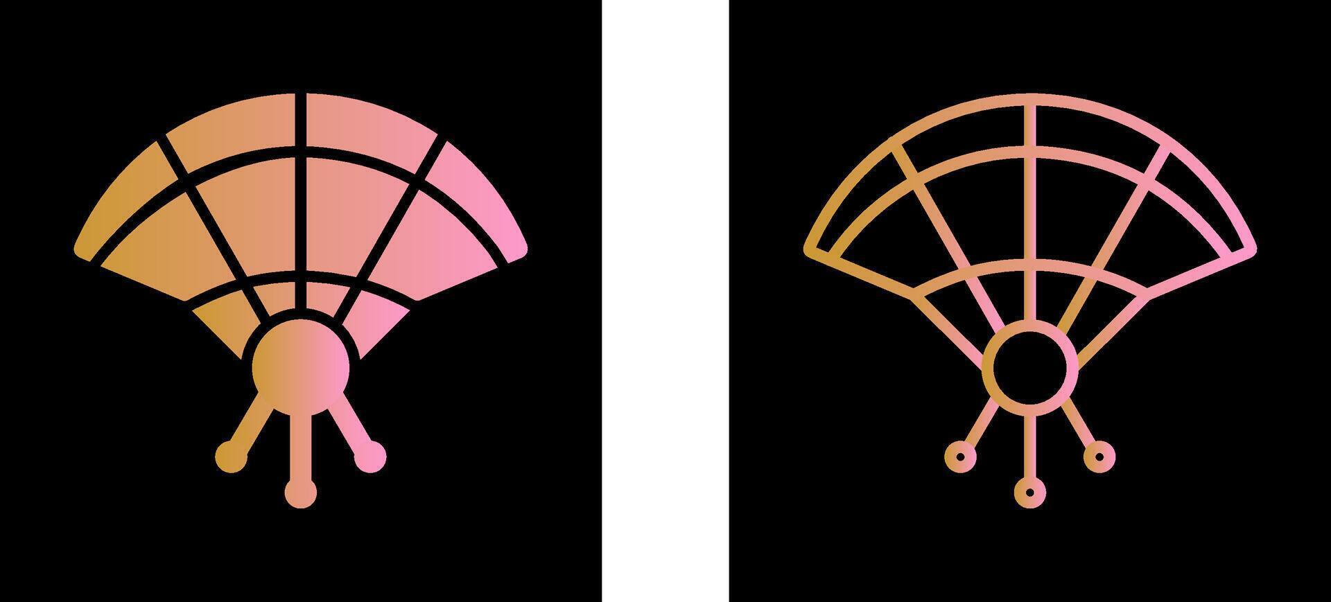 Hand Fan Vector Icon