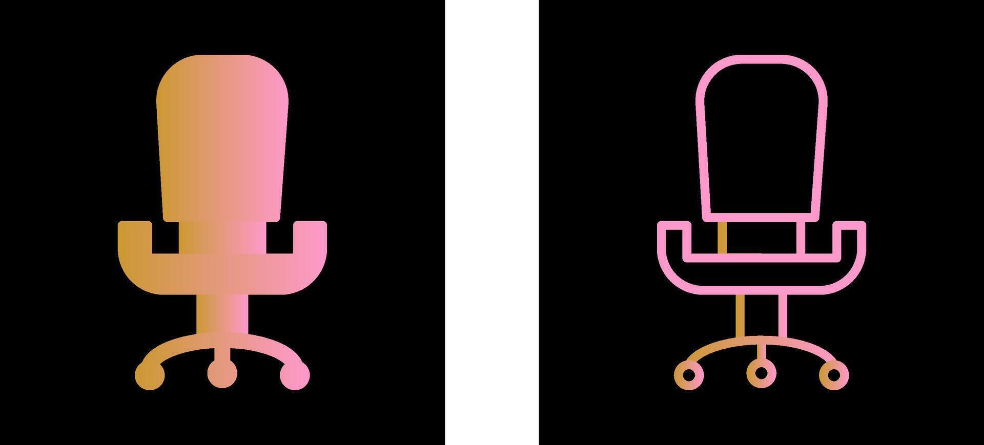 Office Chair III Vector Icon