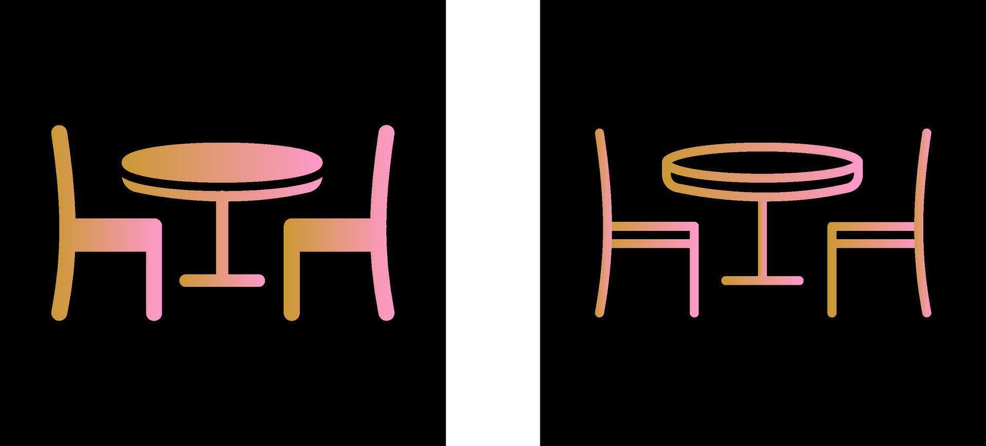 Dining Table Vector Icon