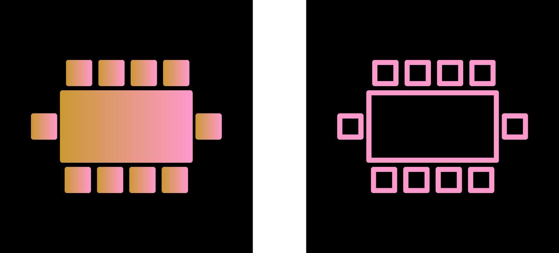 Conference Room Chair Vector Icon