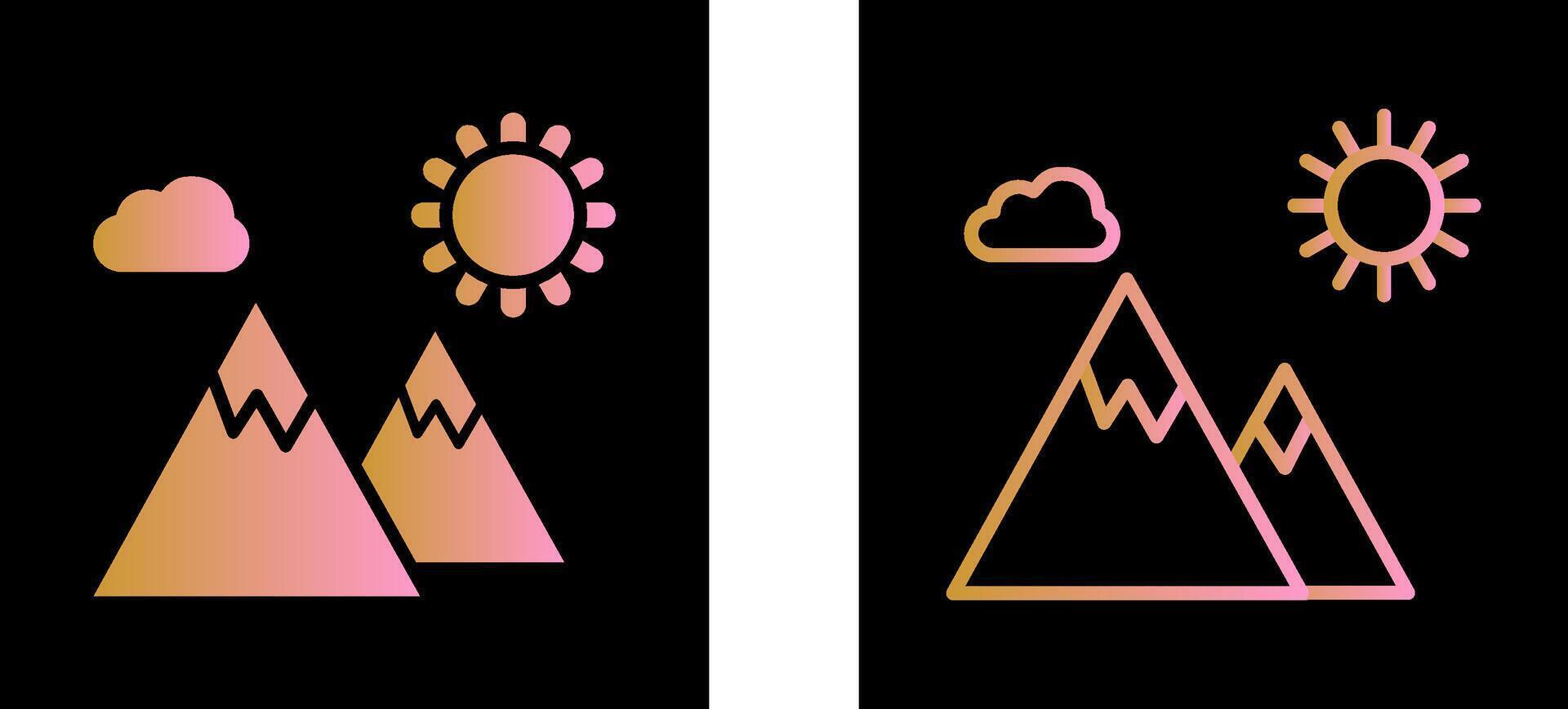 Mountain Vector Icon