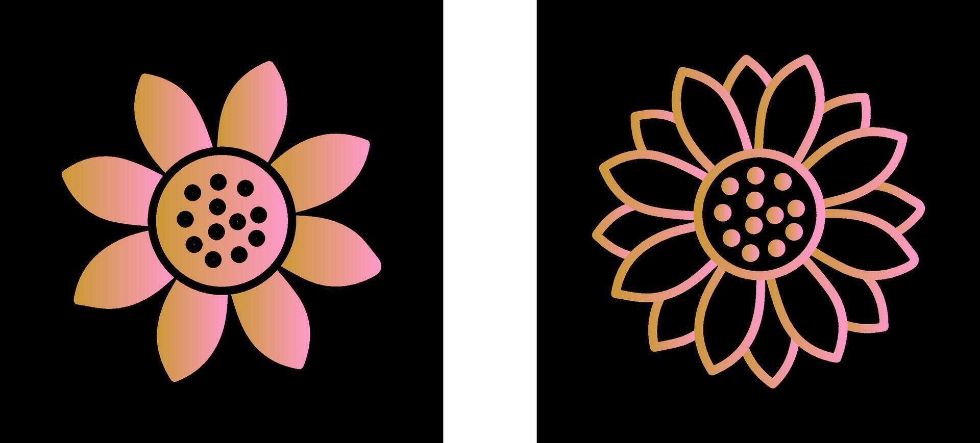 Sunflower Vector Icon