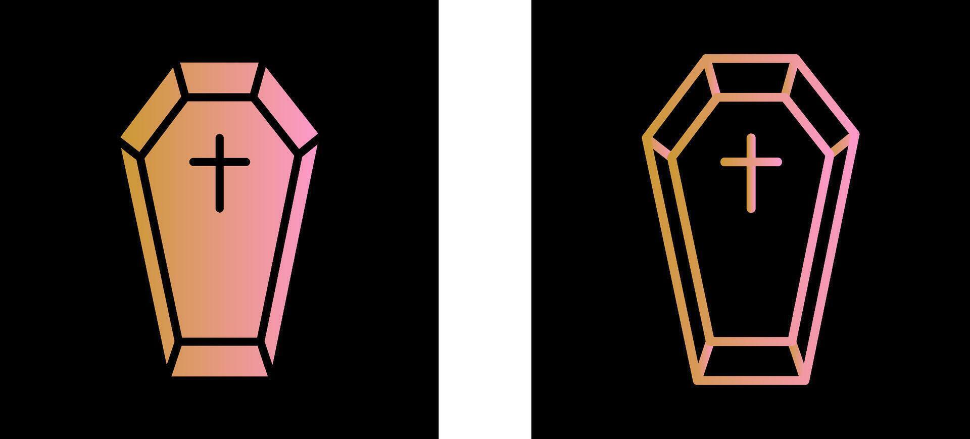 Coffin Vector Icon