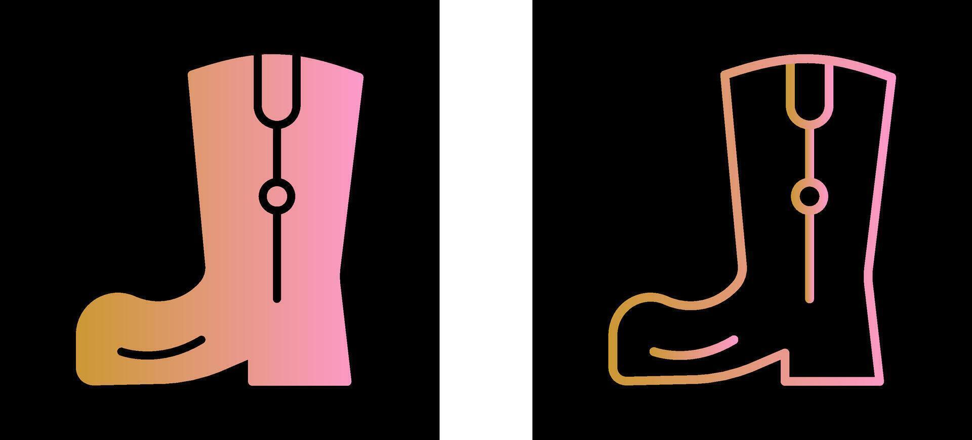 Cowboy Boot Vector Icon
