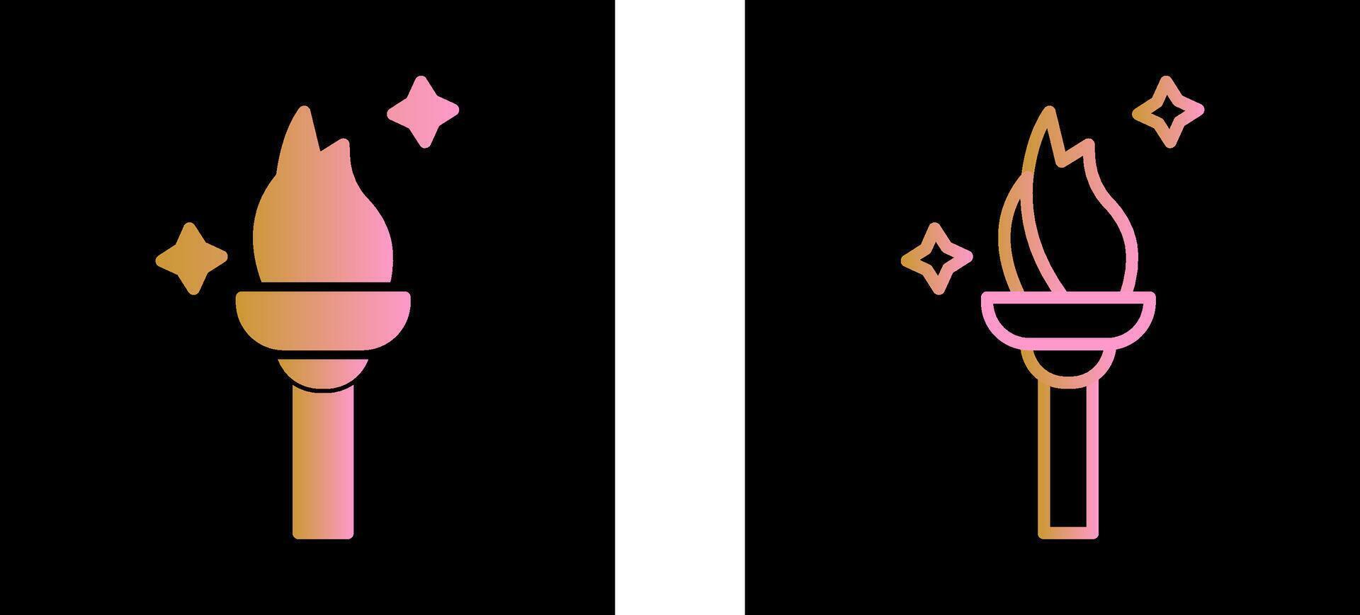 Torch Vector Icon