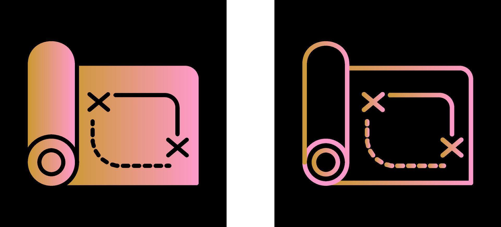 Pirate Map Vector Icon