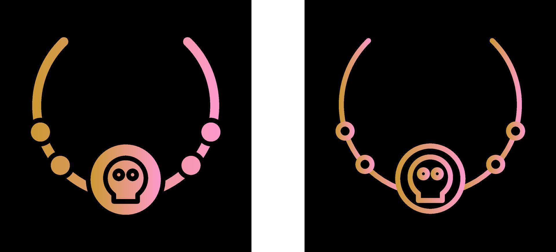 Pirate Necklace Vector Icon
